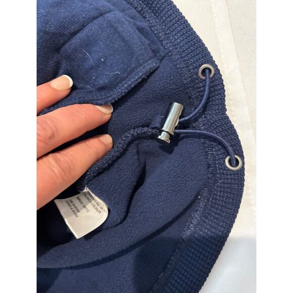 NFL Seattle Seahawks Navy Gray Full Zip Fleece Lined Knit Sweater jacket SZ M - Picture 7 of 7